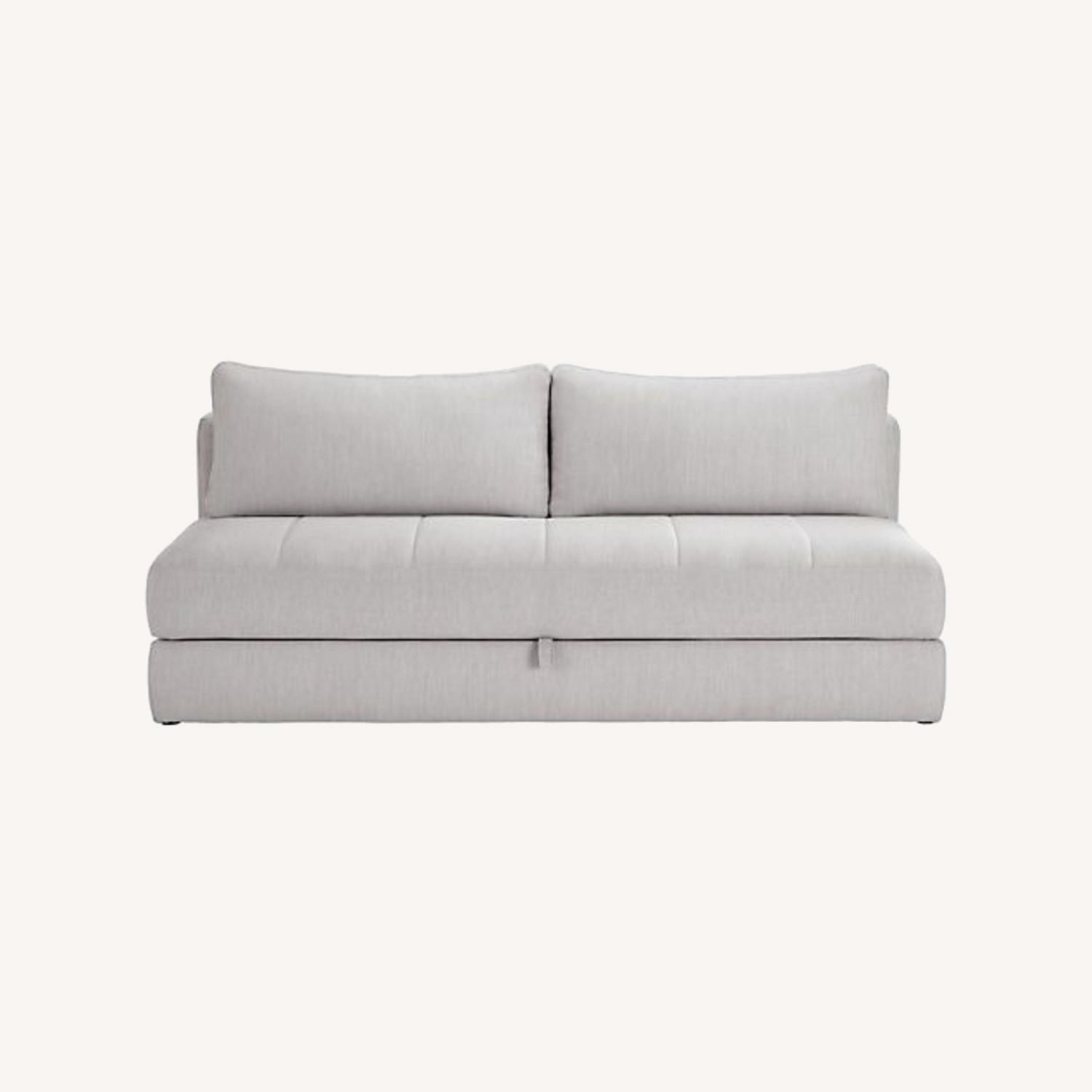 Room & Board Light Gray Bruno Convertible Sleeper Sofa - image-0