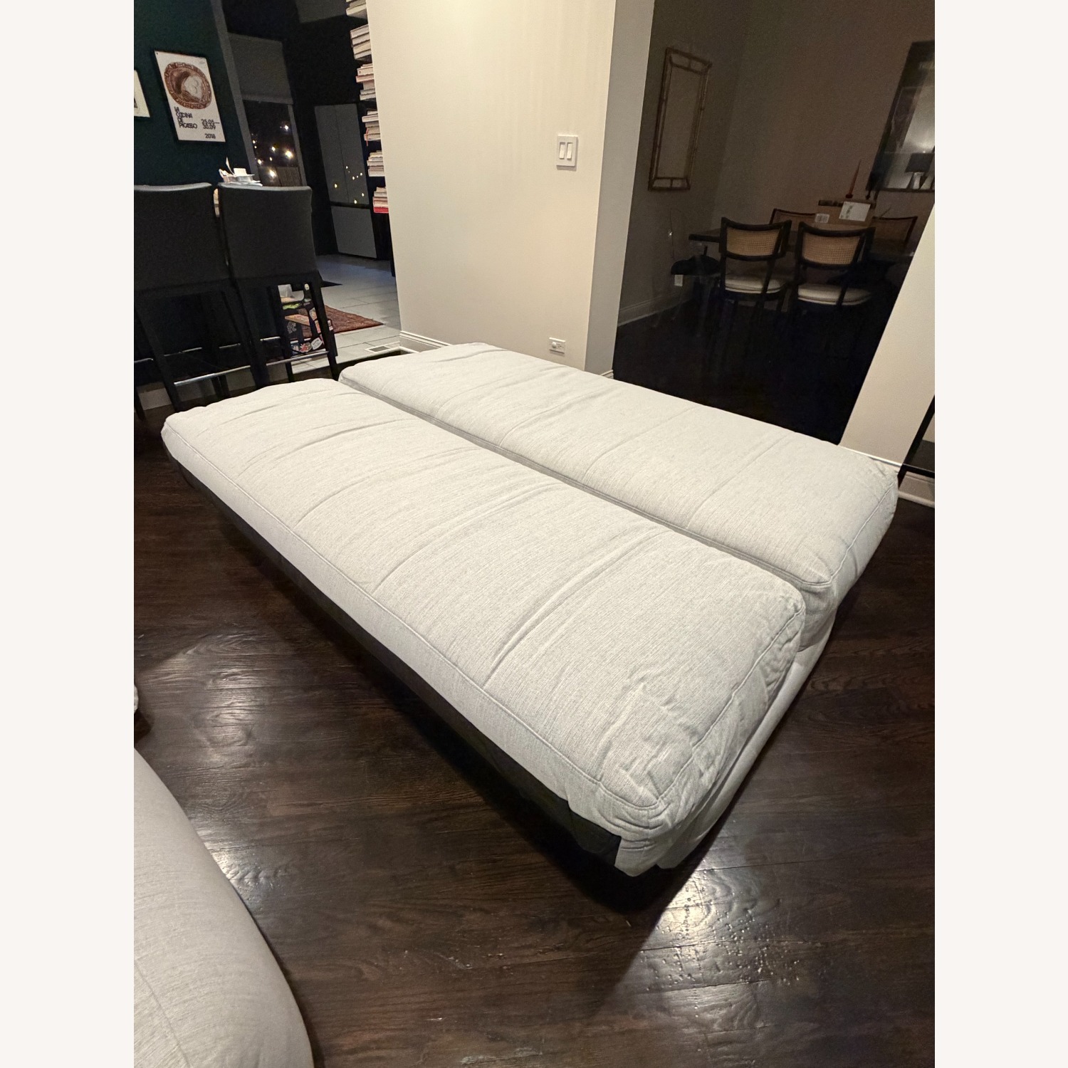 Room & Board Light Gray Bruno Convertible Sleeper Sofa - image-5