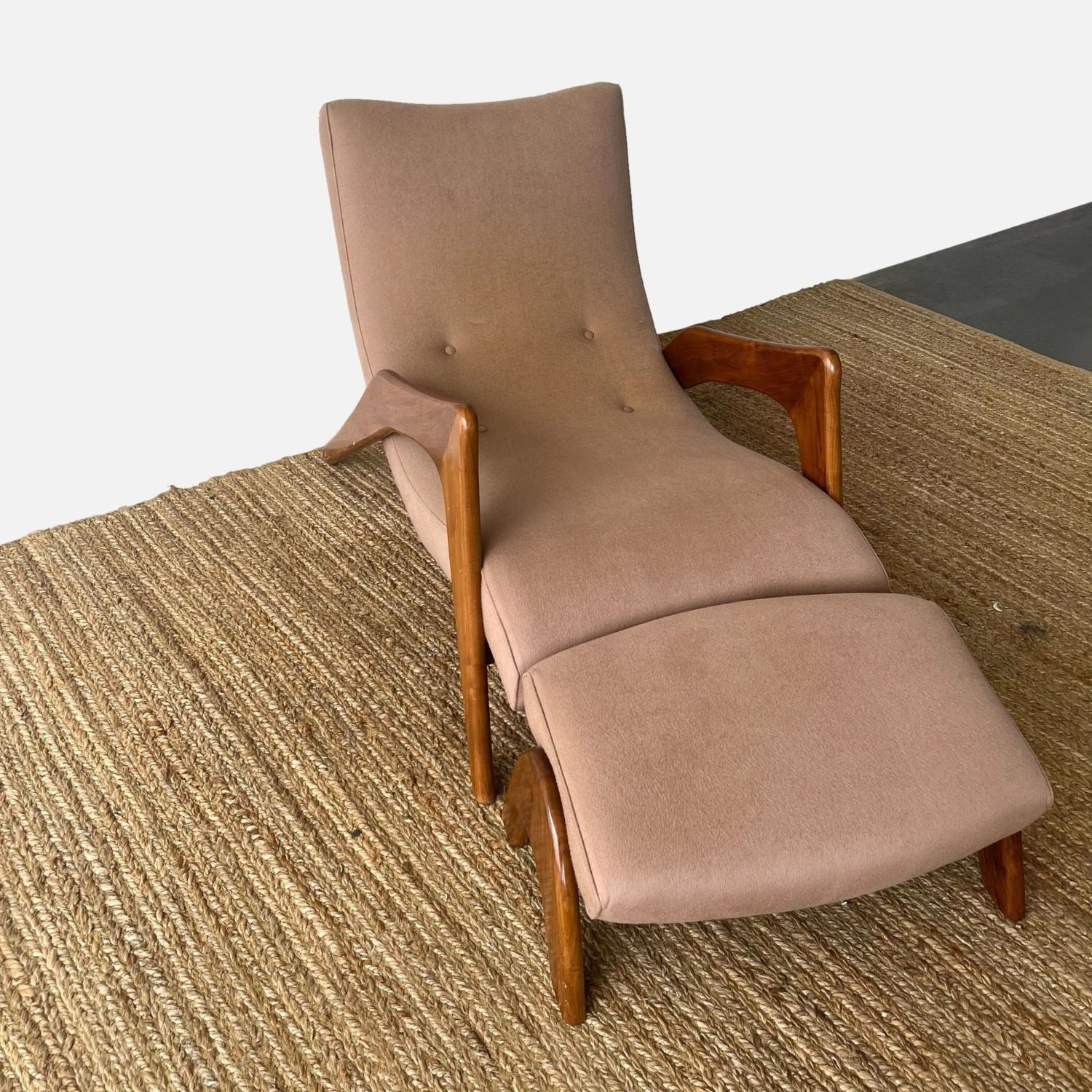 Adrian Pearsall Mid Century Crescent Lounge Chair - image-5