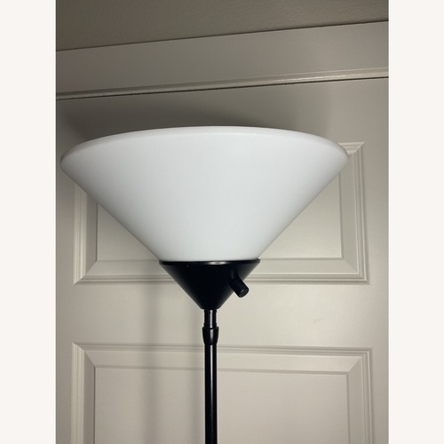 Used 71'' Torchiere Floor Lamp Pair White Floor Lamp for sale on AptDeco