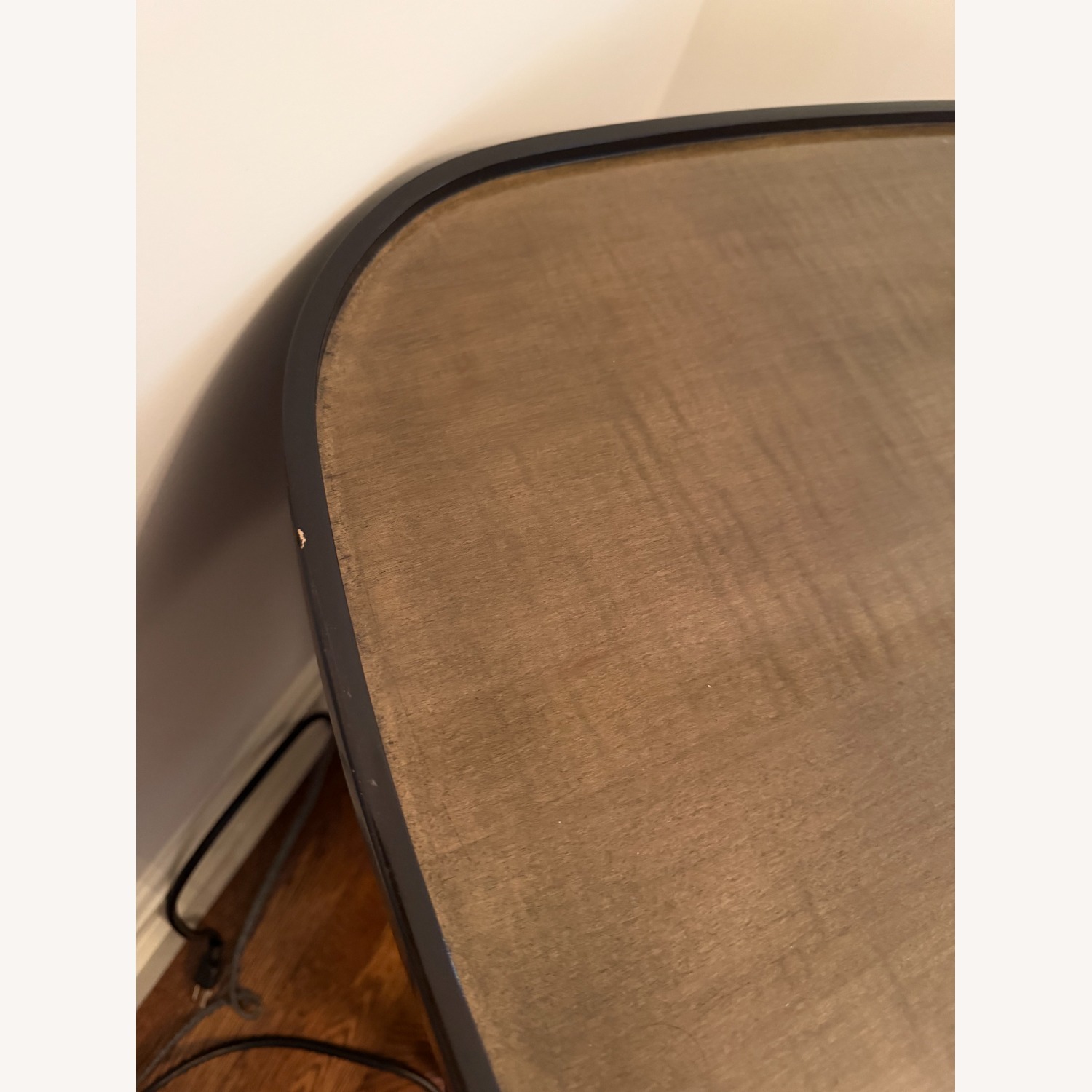 Dark Brown Wood Nightstand - image-5