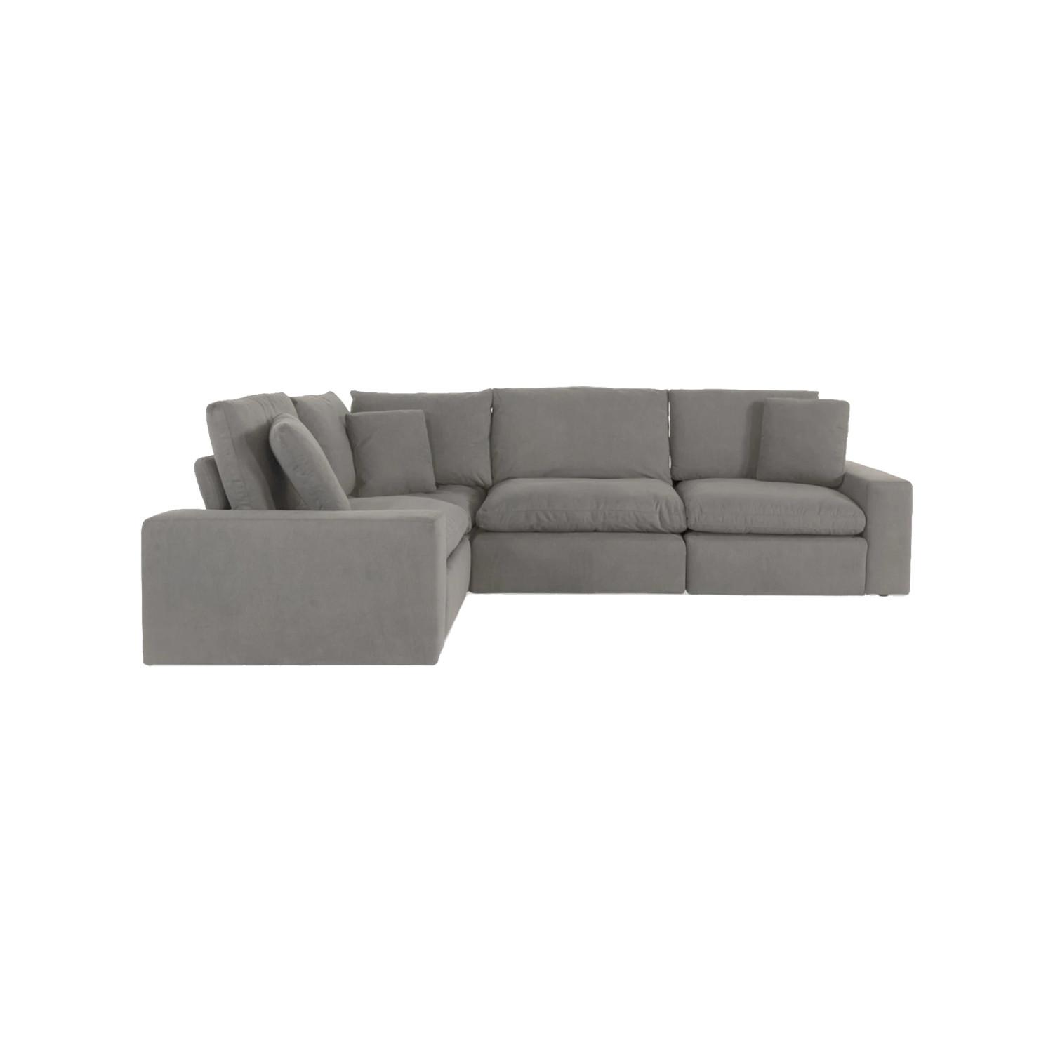 Bob's Furniture Dream Gray 131” Reclining Sofa - image-7