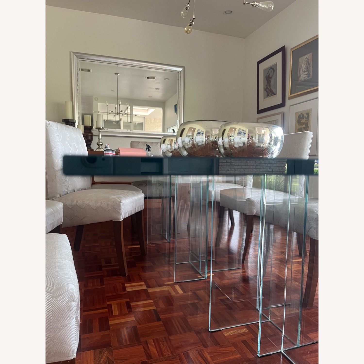 Roche Bobois Diapo Glass Dining Table - image-5