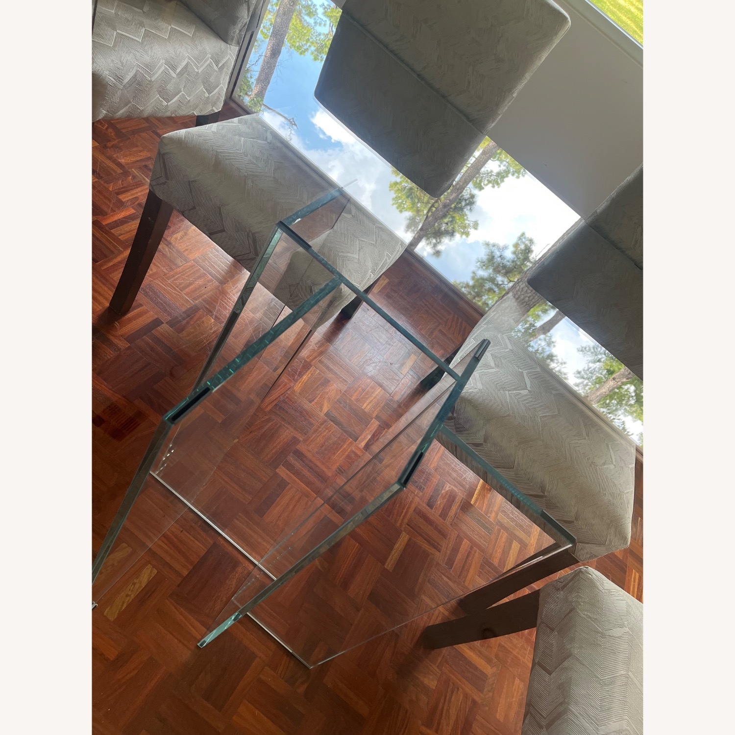 Roche Bobois Diapo Glass Dining Table - image-2