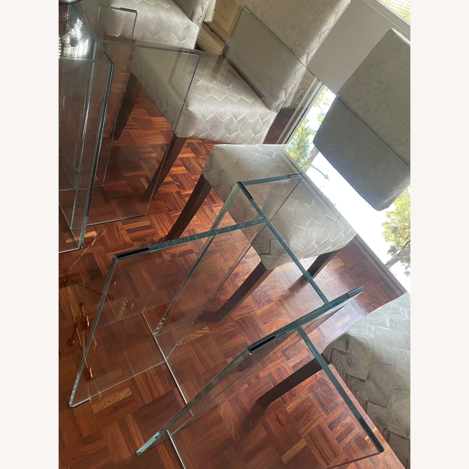 Roche Bobois Diapo Glass Dining Table - image-3