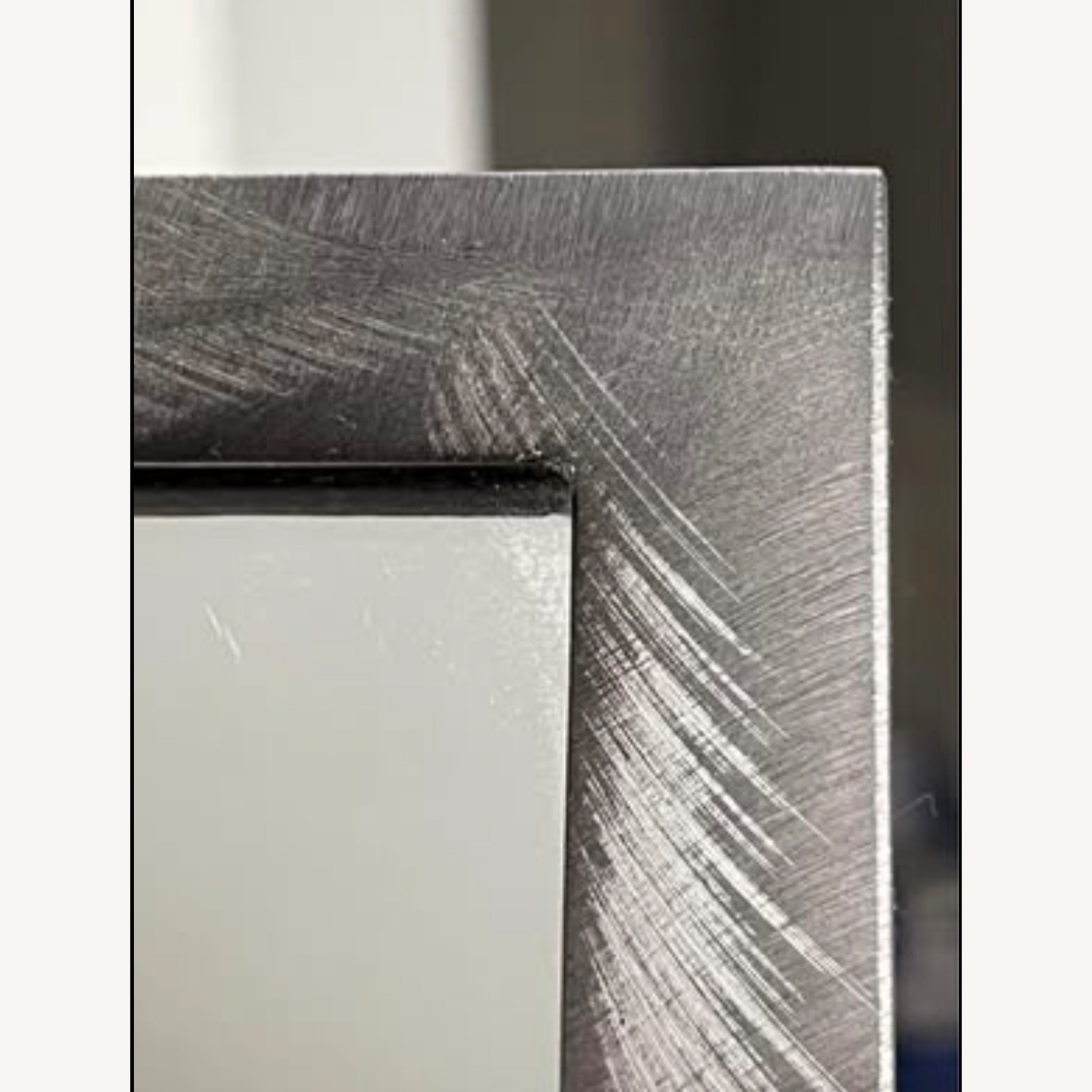 Vintage/Antique Silver Metal Floor Mirror - image-9