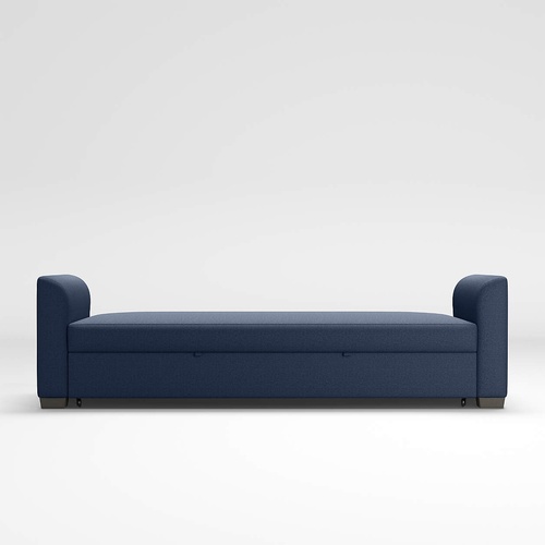Used Crate & Barrel Blue Fabric Sleeper Sofa for sale on AptDeco