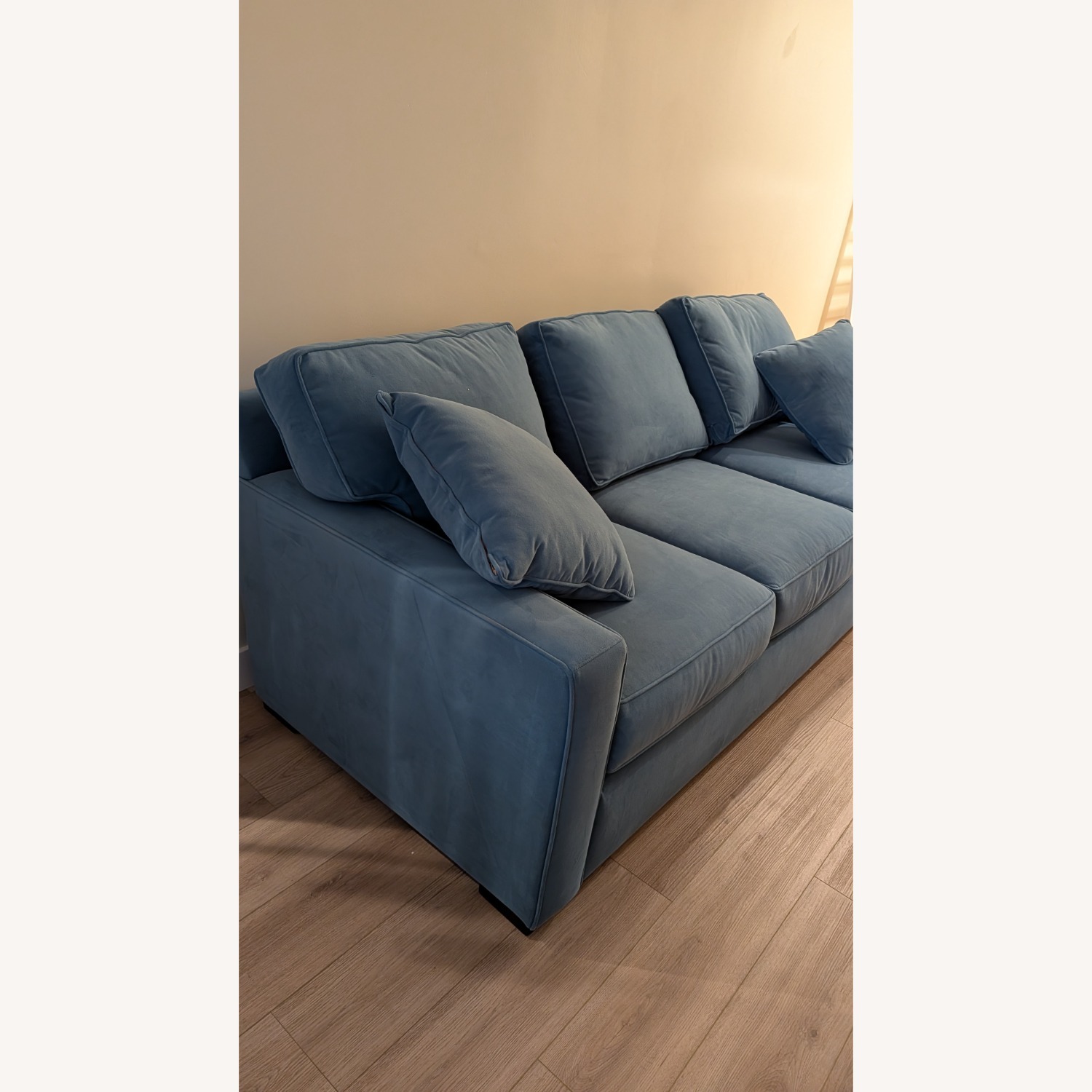 Macy's Radley Blue Fabric Sleeper Sofa - image-3