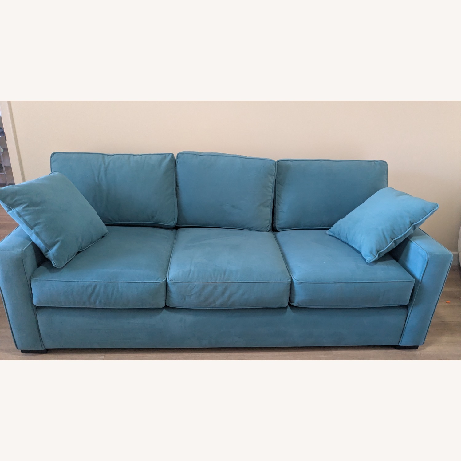 Macy's Radley Blue Fabric Sleeper Sofa - image-1