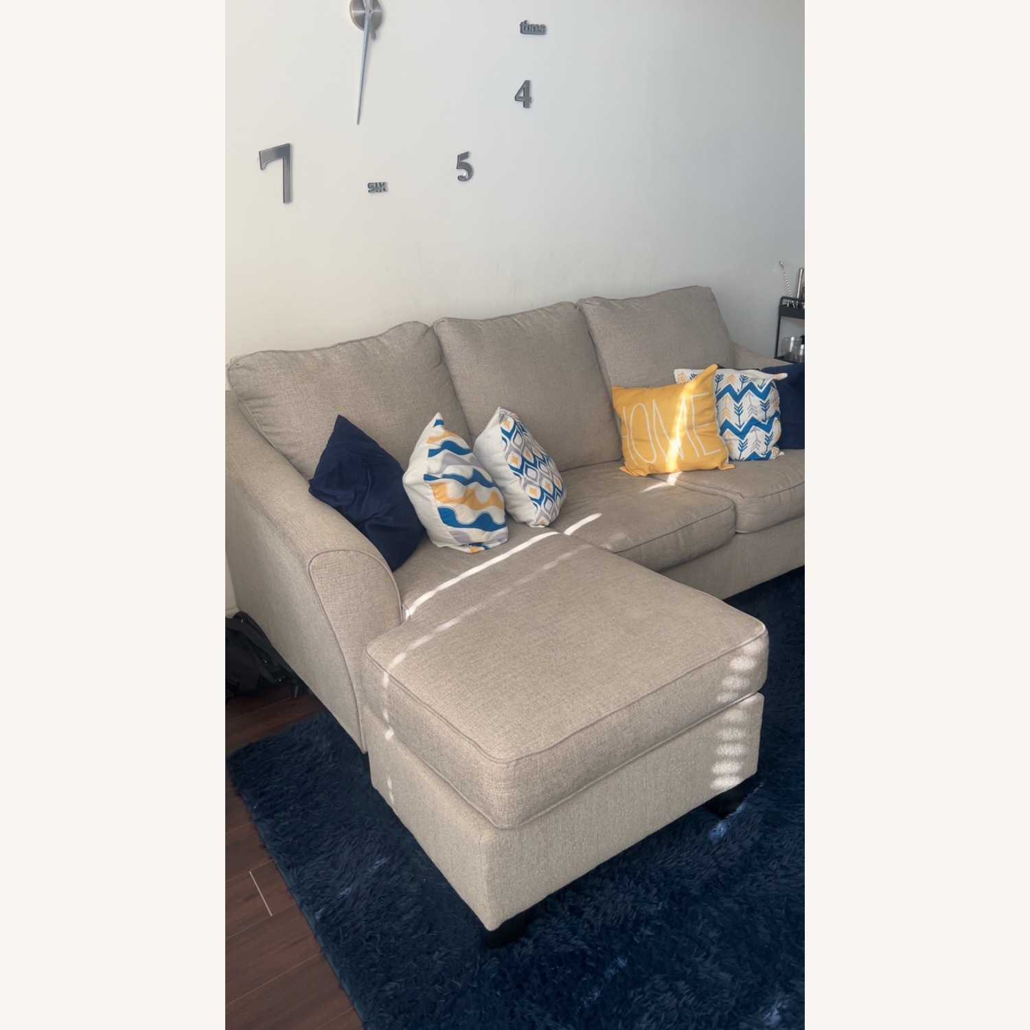 Light Gray 2 Piece Sectional - image-2