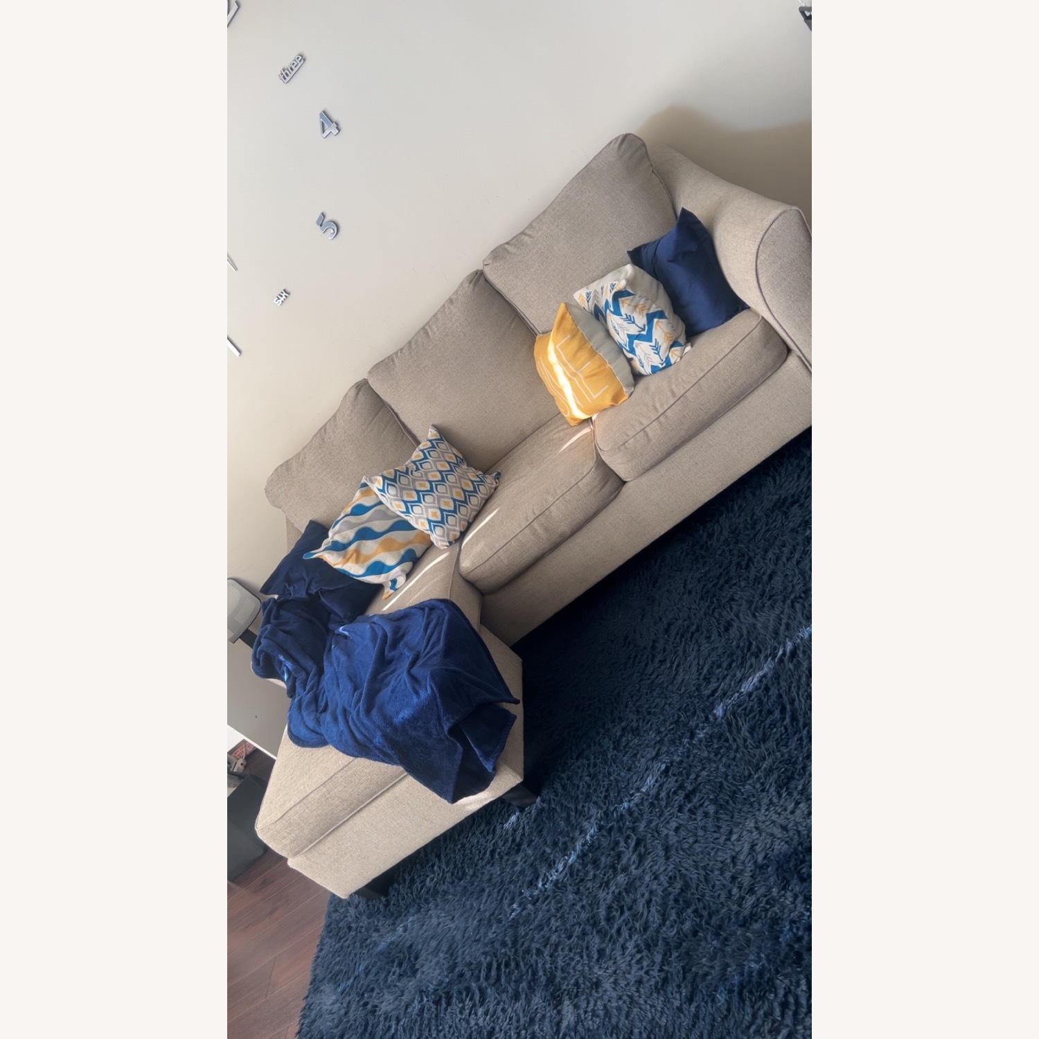 Light Gray 2 Piece Sectional - image-3