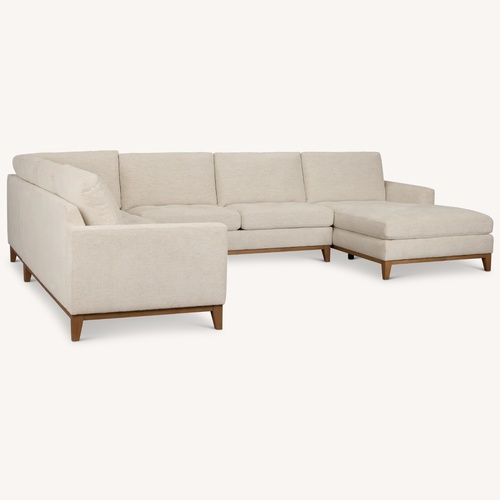 Used Maisie Light Beige Sectional  for sale on AptDeco