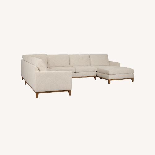 Used Maisie Light Beige Sectional  for sale on AptDeco