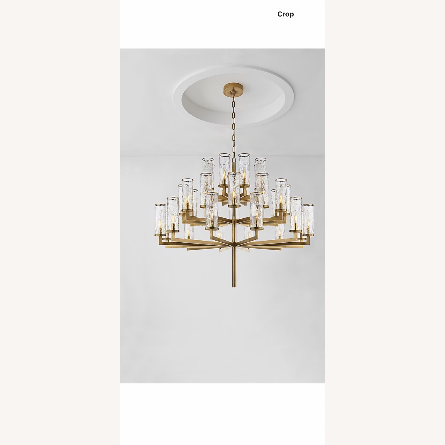 Visual Comfort Kelly Wearstler Liaison Triple Tier Chandelier  - image-1