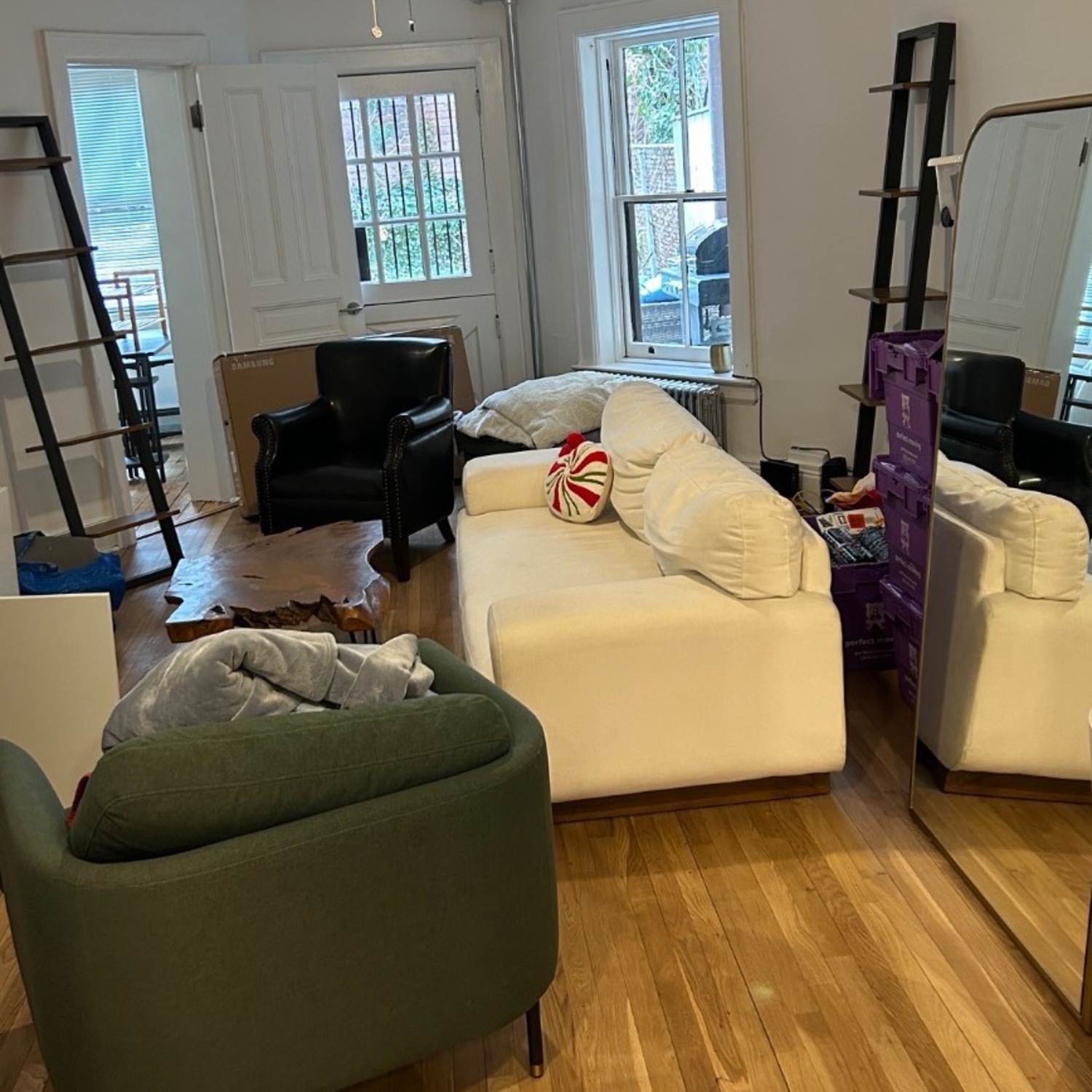 Urban Outfitters Ines White 3+ Seater Sofa - image-4