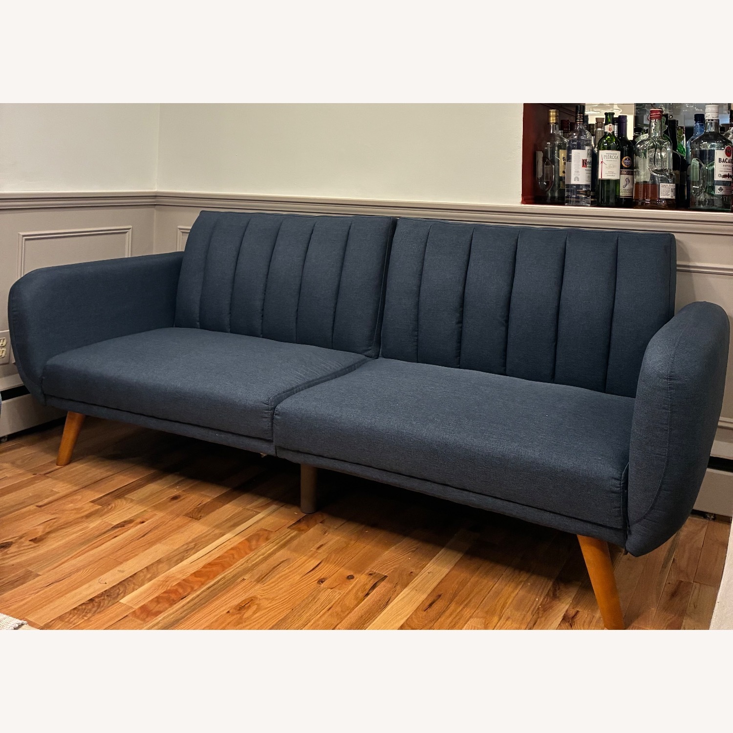 Ashley Furniture Blue Futon - image-2