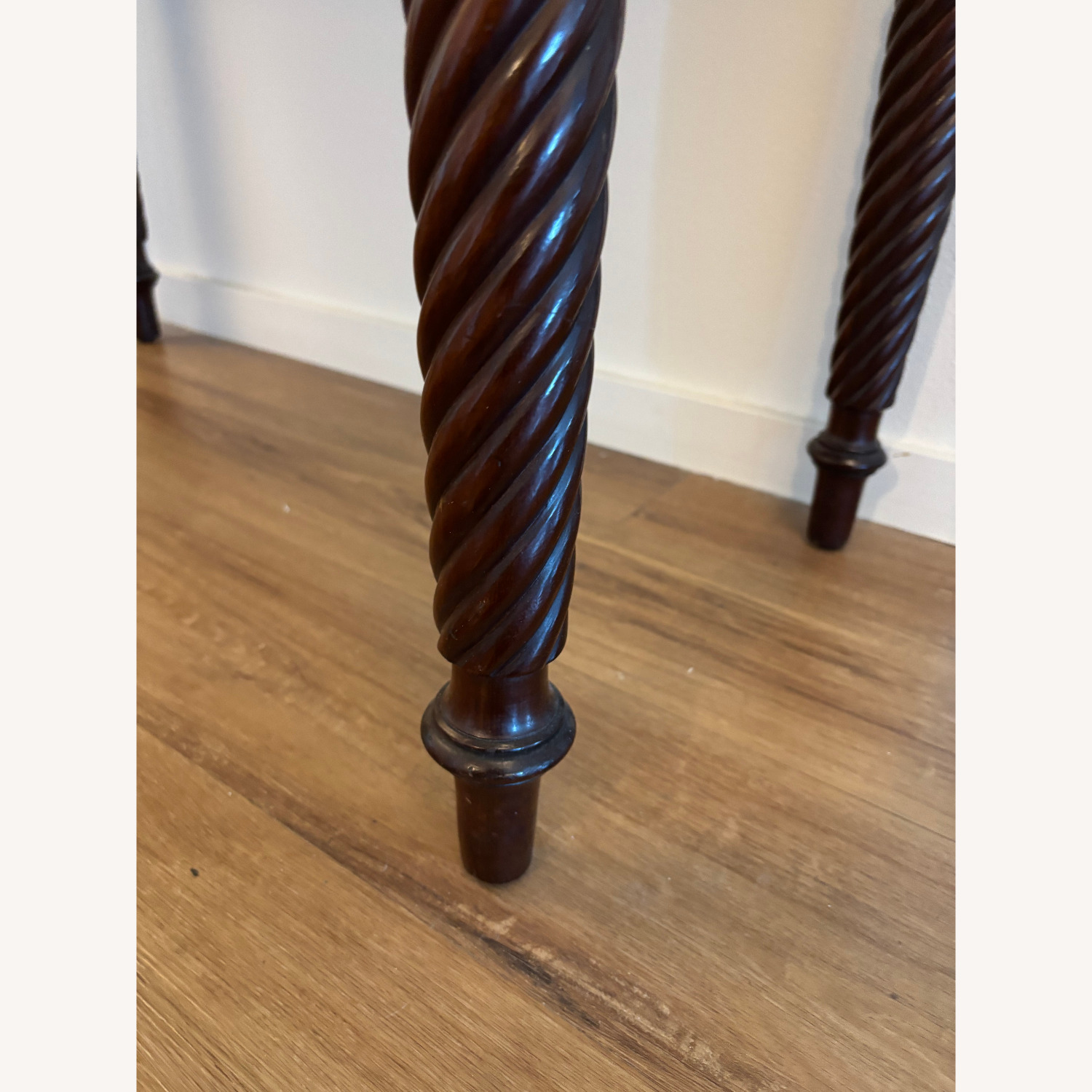 Antique Mahogany Flip-Top Card Table - image-6