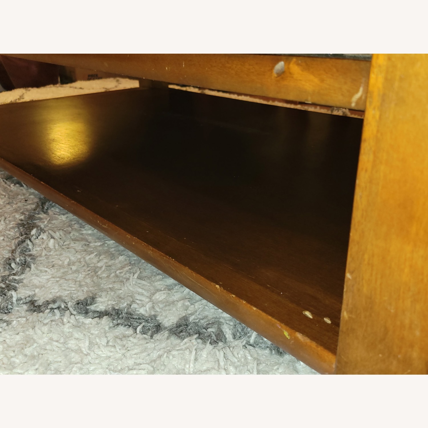 Pottery Barn Dark Brown Coffee Table - image-3