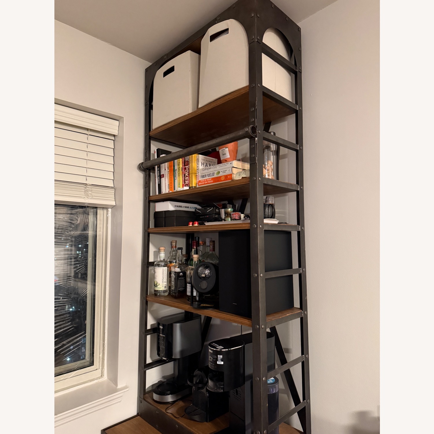 Restoration Hardware 1950s Dutch Shipyard Shelf - image-3