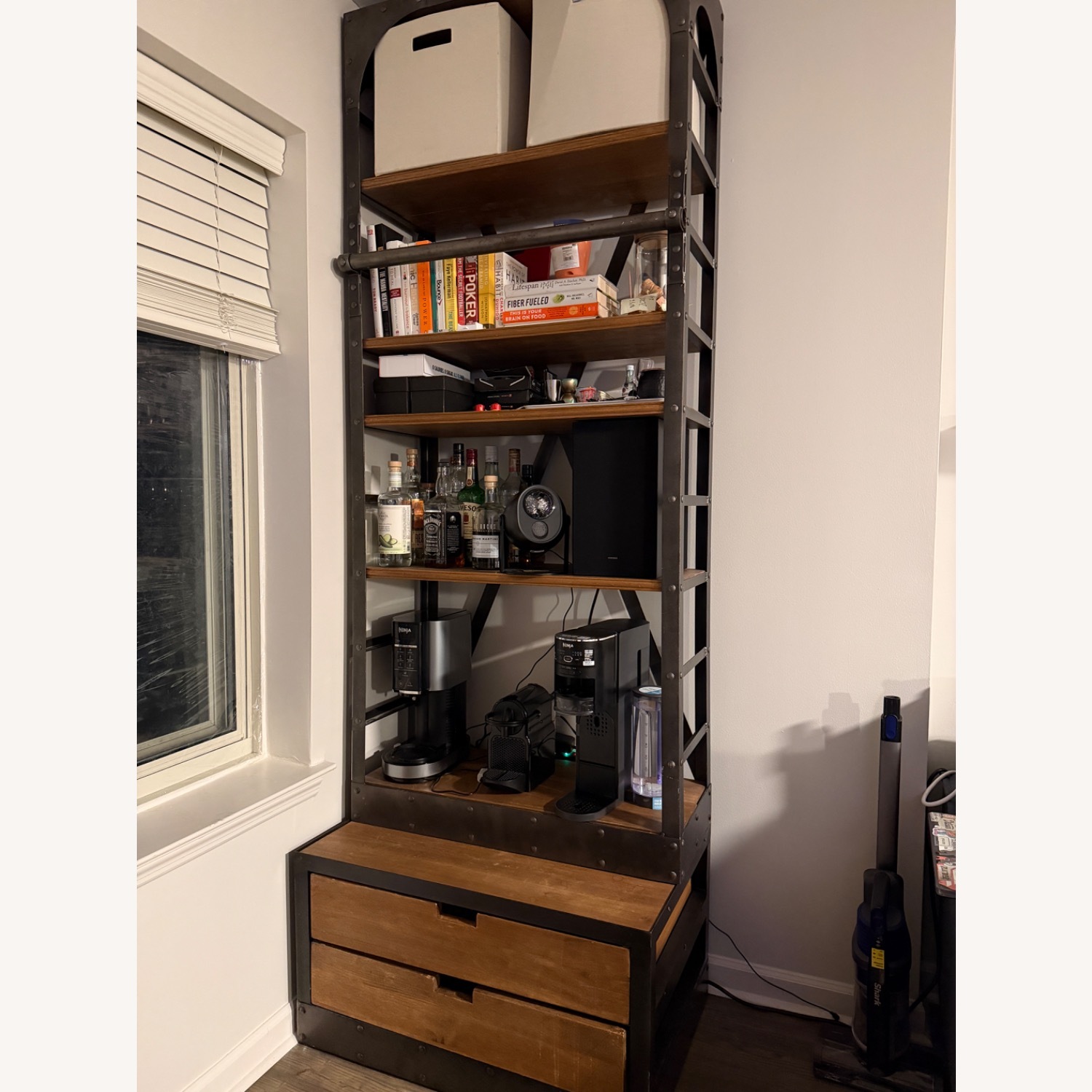 Restoration Hardware 1950s Dutch Shipyard Shelf - image-2