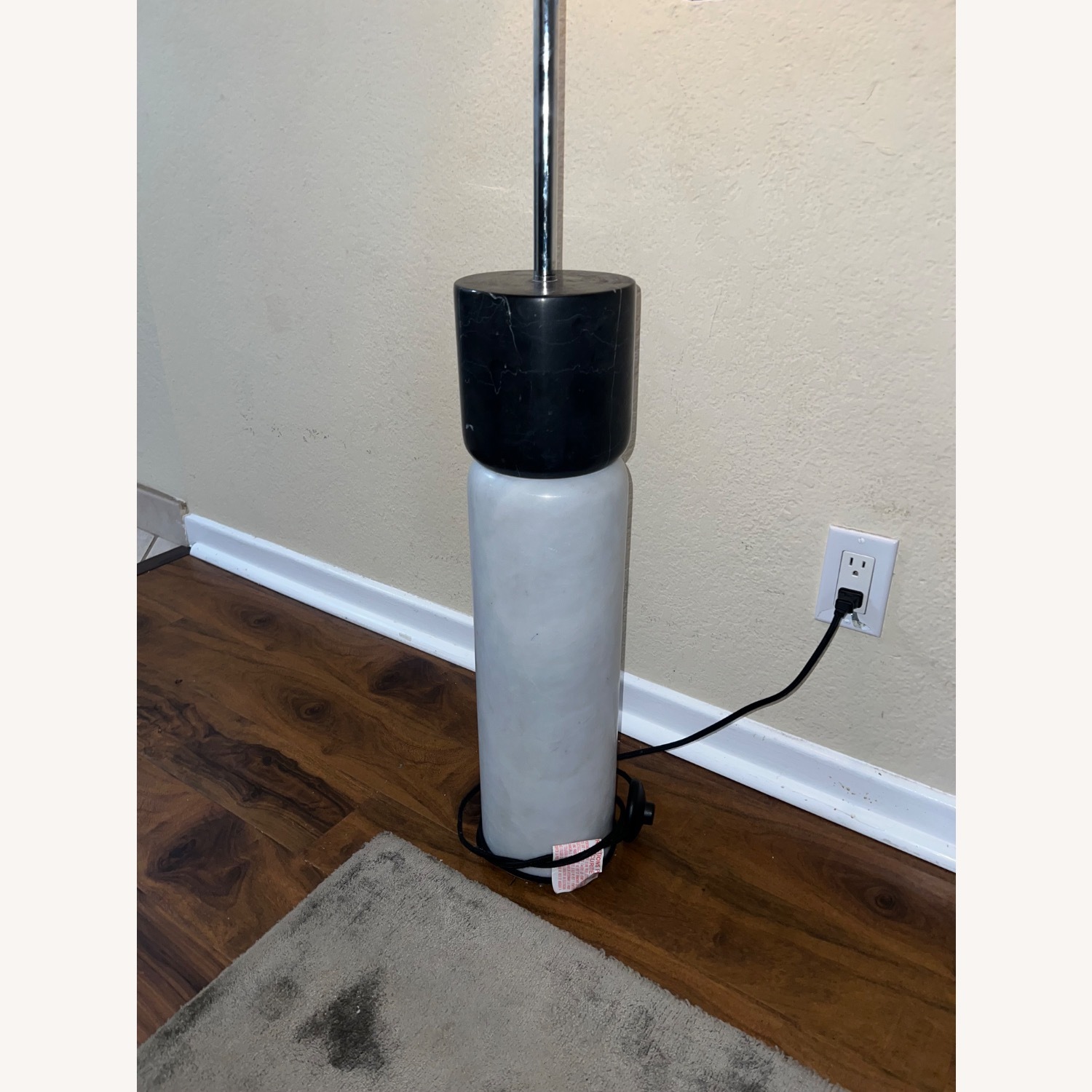 West Elm White Marble Floor Lamp - image-2