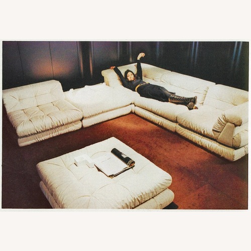 Used Roche Bobois Mah Jong First Edition Leather Sofa for sale on AptDeco