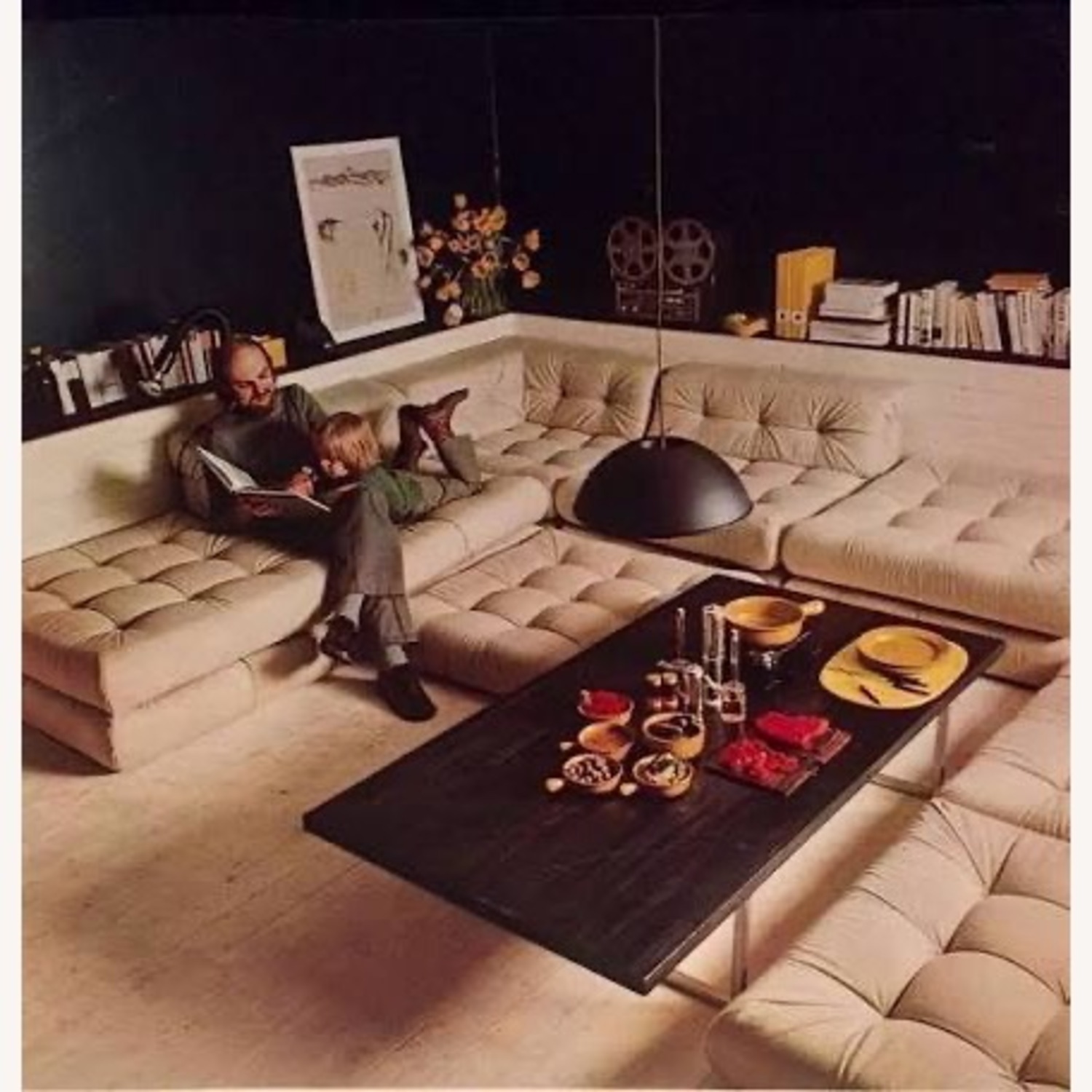 Roche Bobois Mah Jong First Edition Leather Sofa - image-7