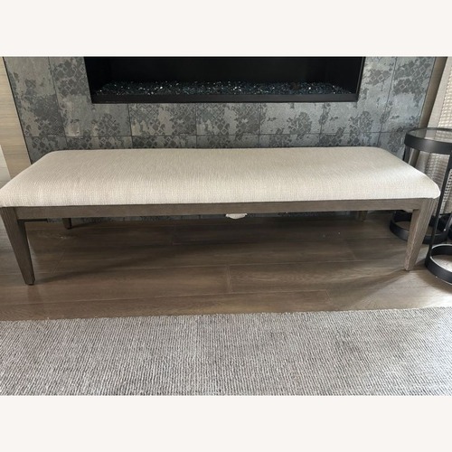 Used Restoration Hardware Upholstered Bench ‚ Modern for sale on AptDeco