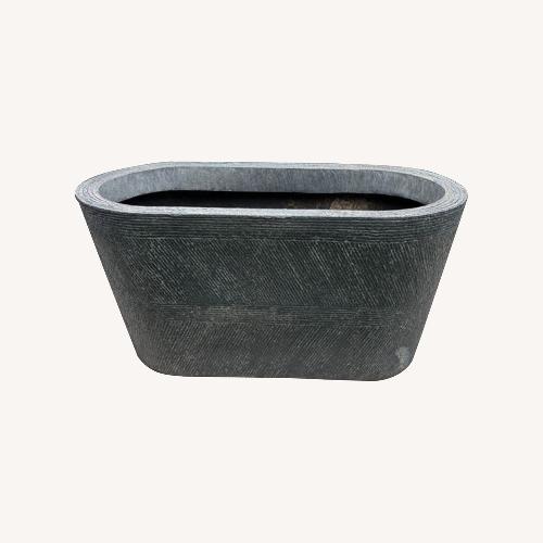 Used Restoration Hardware Outdoor Stone Planter for sale on AptDeco