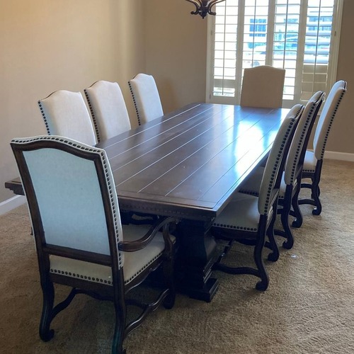 Used A.R.T. Furniture9-Piece Dining Set-Solid WoodTable for sale on AptDeco
