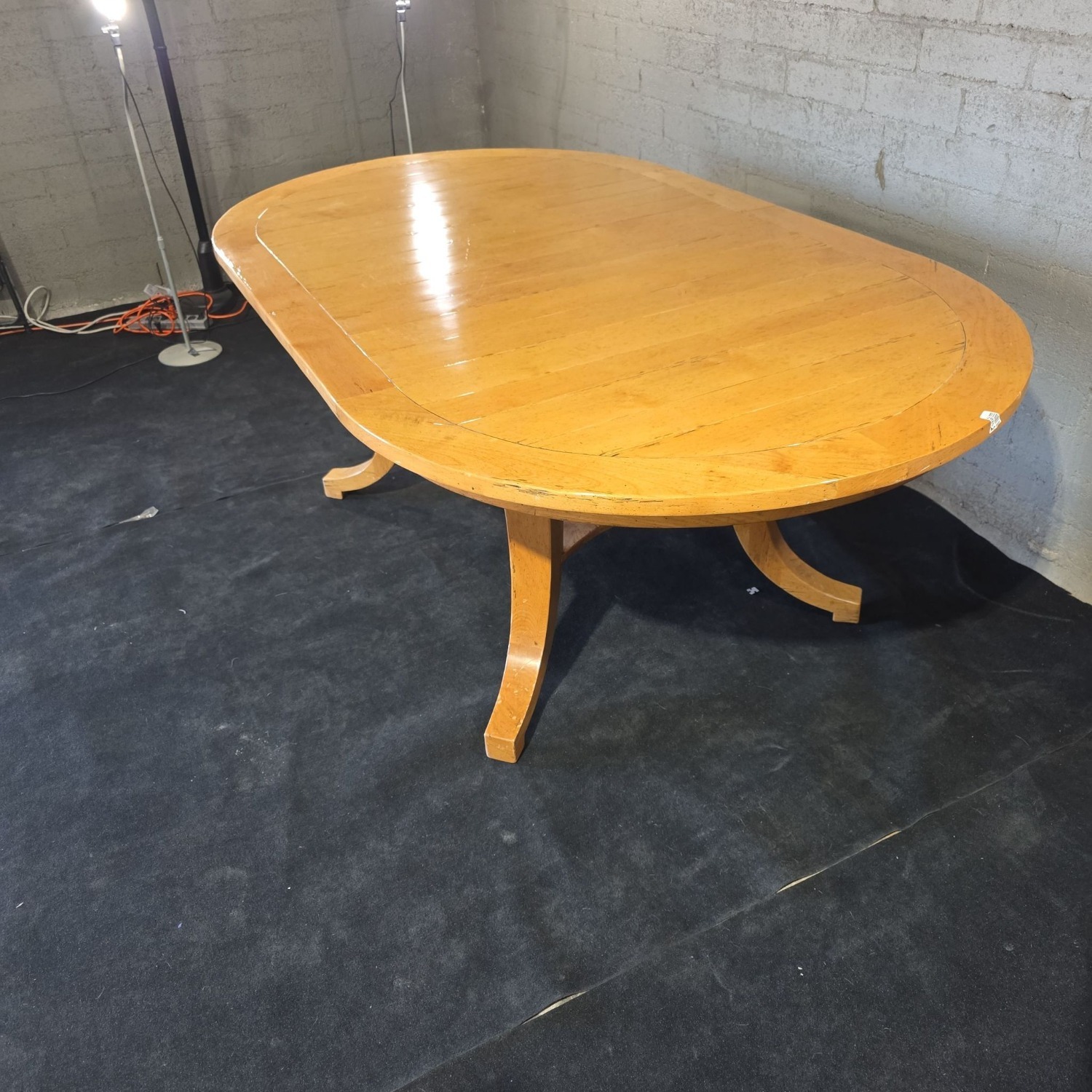 Bausman & Company Solid Wood Oval Dining Table - image-2