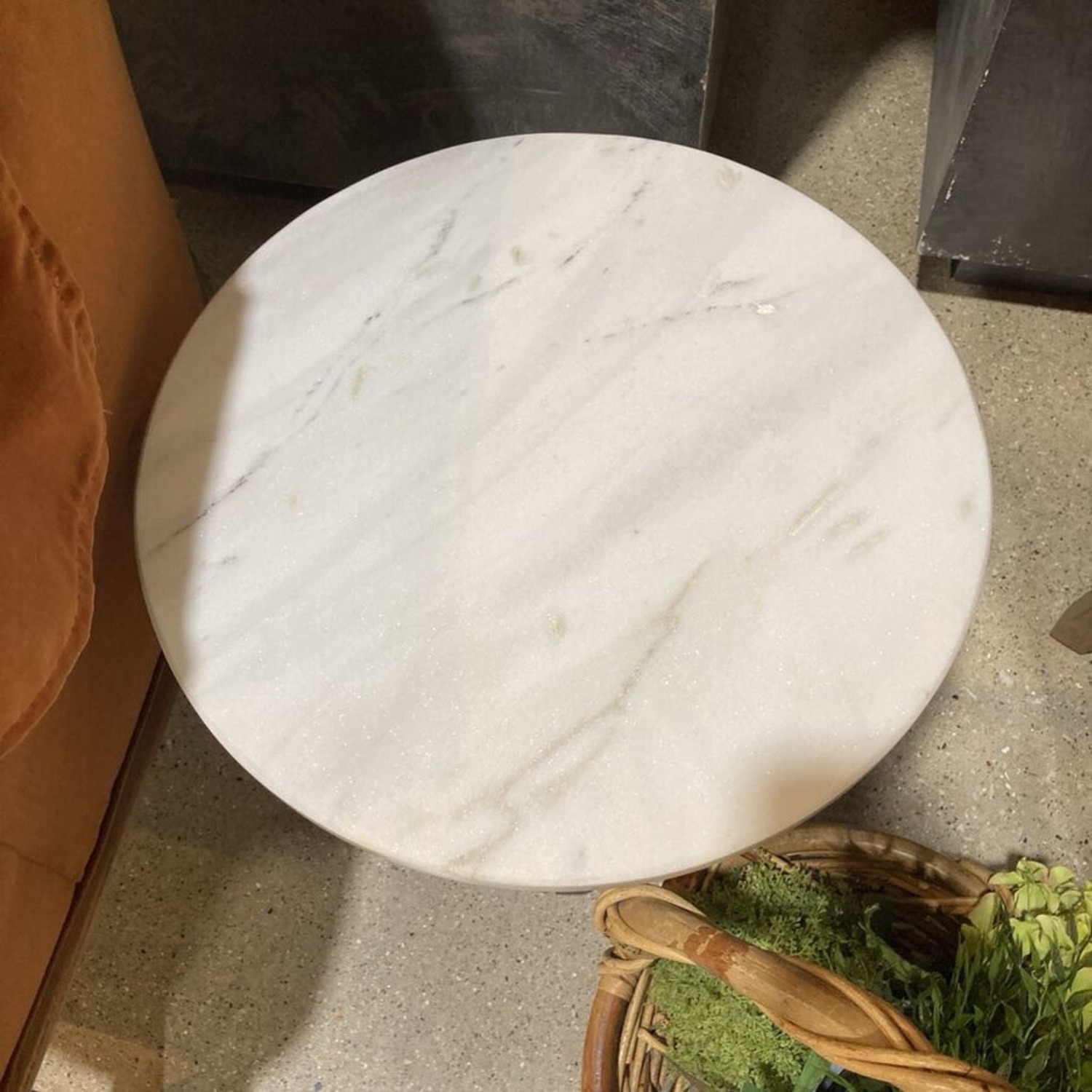 Dara Marble & Wood Side Table - image-2