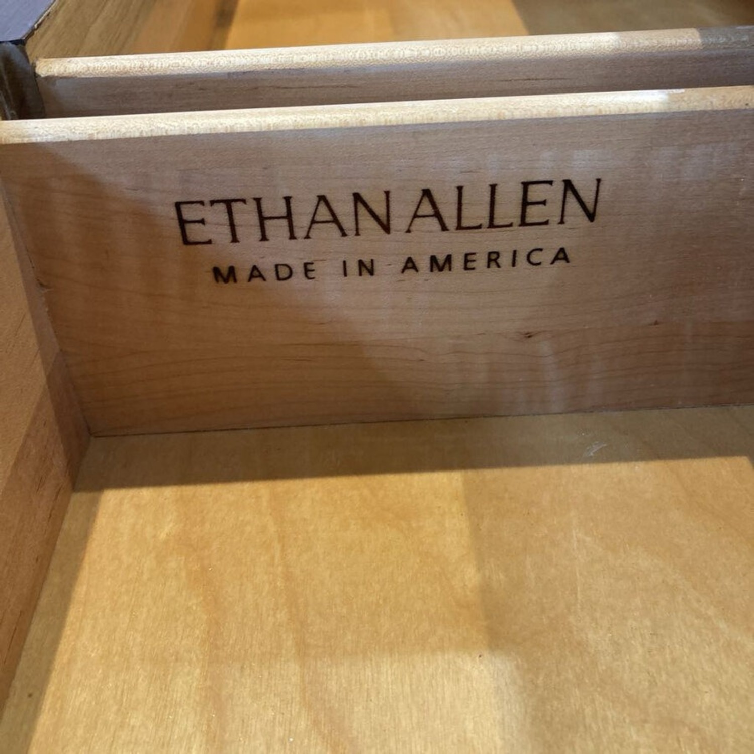 Ethan Allen Lower Cabinet W 3-Drawers Buffet - image-8