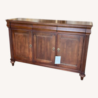 Ethan Allen Lower Cabinet W 3-Drawers Buffet