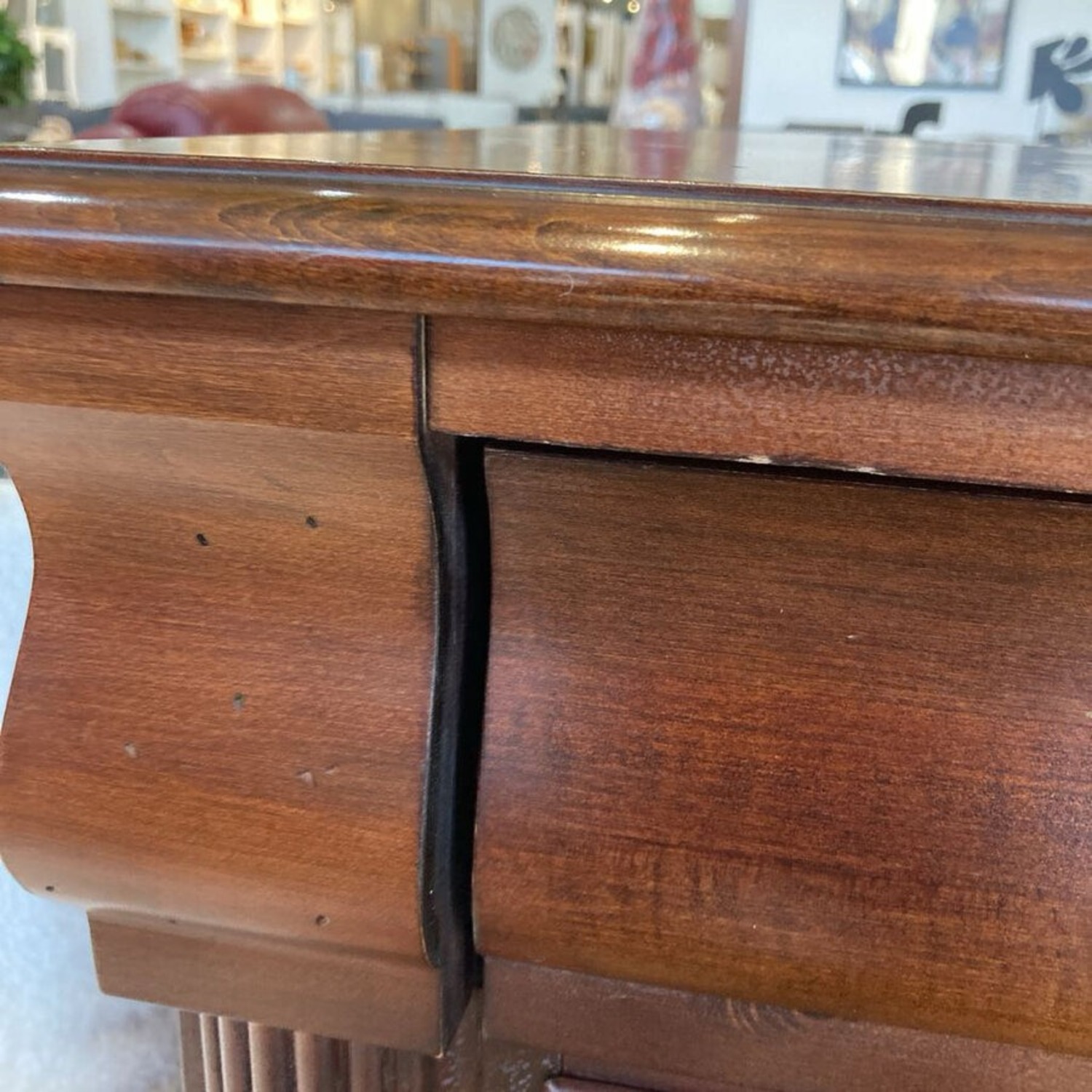 Ethan Allen Lower Cabinet W 3-Drawers Buffet - image-13