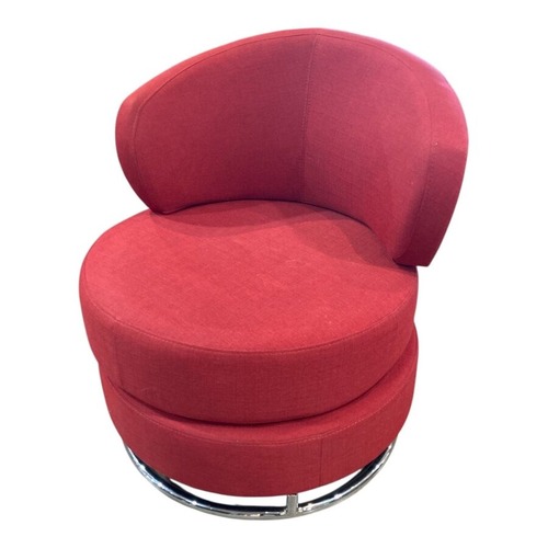 Used Modern Fabric Swivel Lounge Chair for sale on AptDeco