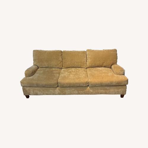 Used Ellis Home Furnishings Chenille 3-Seat Sofa for sale on AptDeco