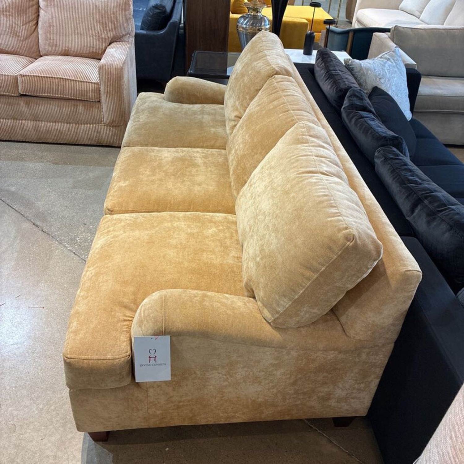 Ellis Home Furnishings Chenille 3-Seat Sofa - image-4