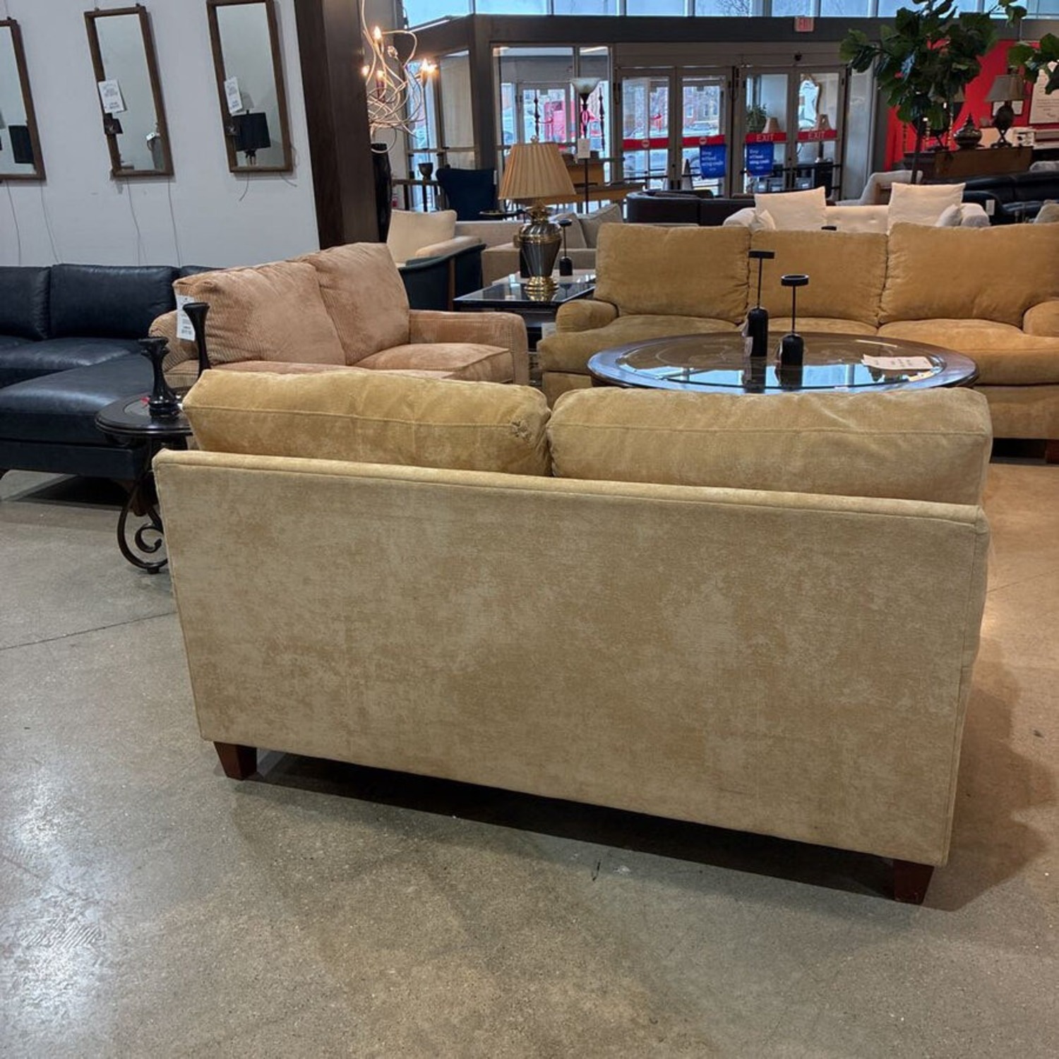 Ellis Home Furnishings Chenille Loveseat - image-2