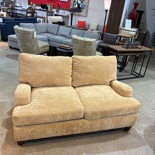 Used Ellis Home Furnishings Chenille Loveseat for sale on AptDeco