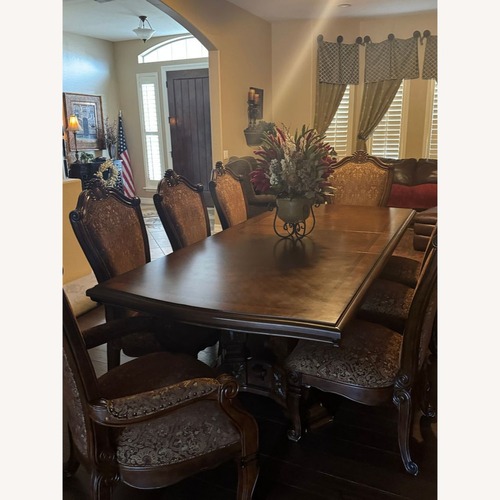 Used AICO Windsor Court 9-Piece Dining Set for sale on AptDeco
