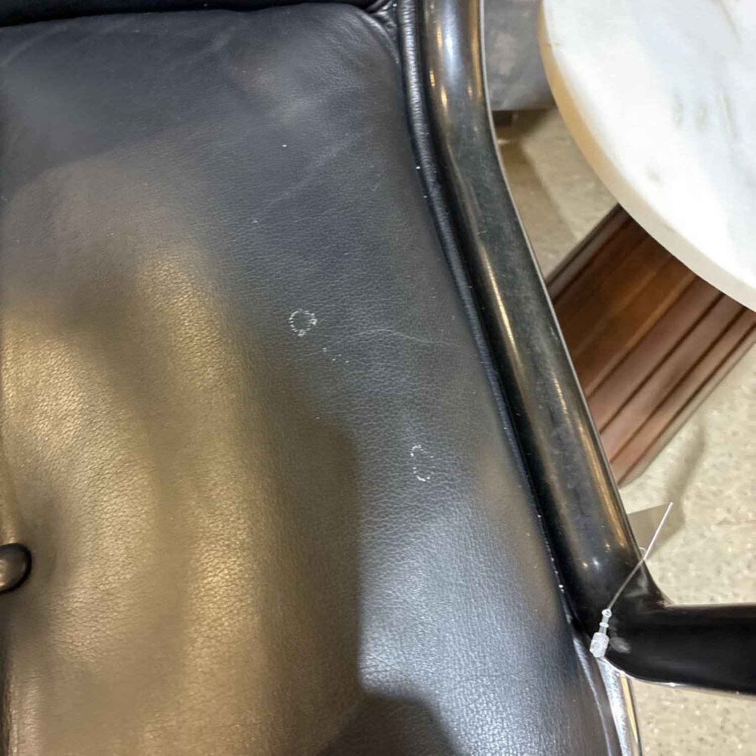 Knoll Charles Pollock Leather Office Chair - image-6