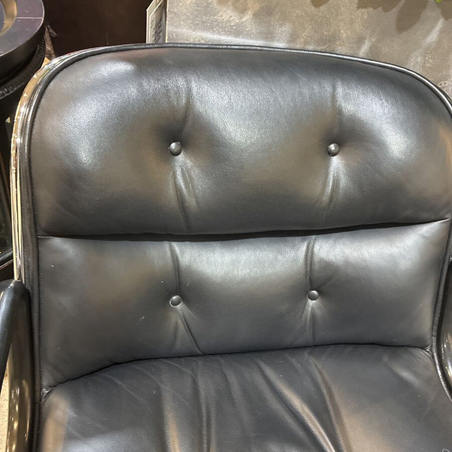 Knoll Charles Pollock Leather Office Chair - image-2