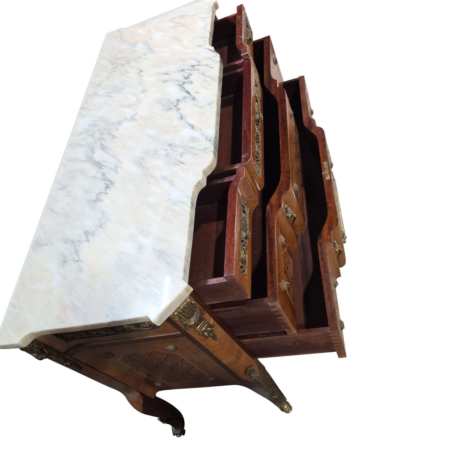 Antique Sideboard with Marble Top	 - image-6