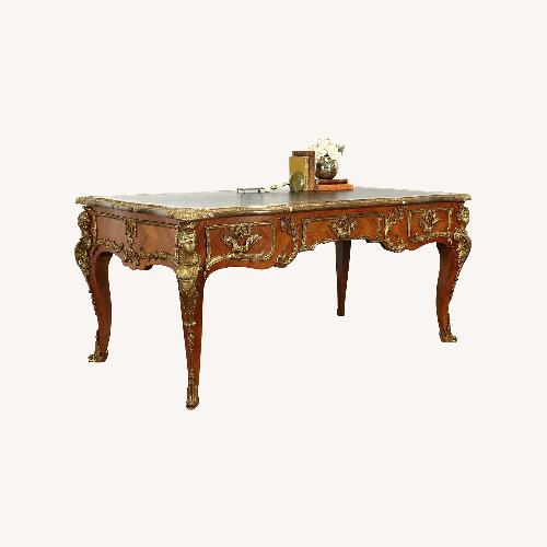 Used French Louis XV Antique Bureau Plat Library  for sale on AptDeco