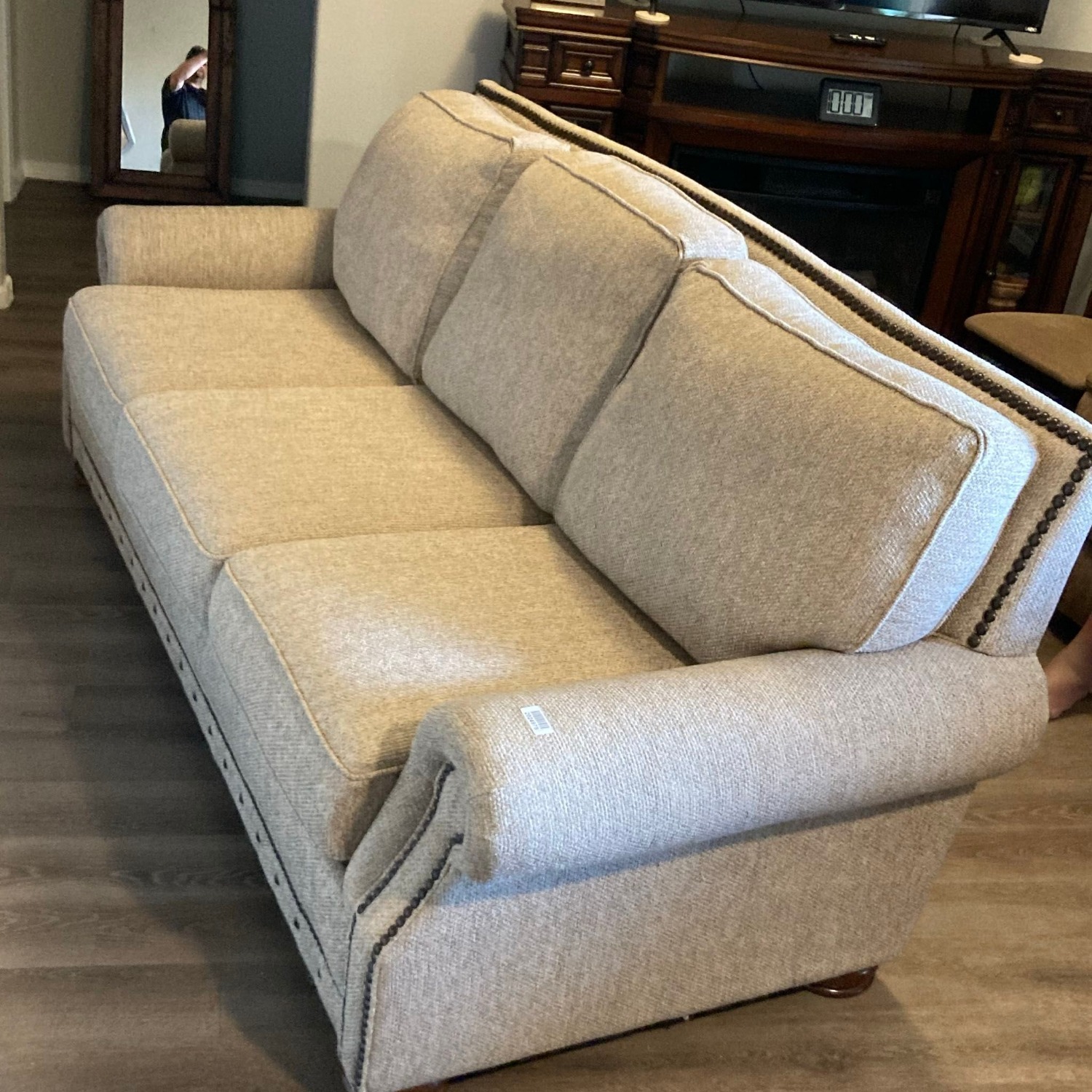 Mayo 2900F SERIES Gray Upholstered 3-seat Sofa - image-2