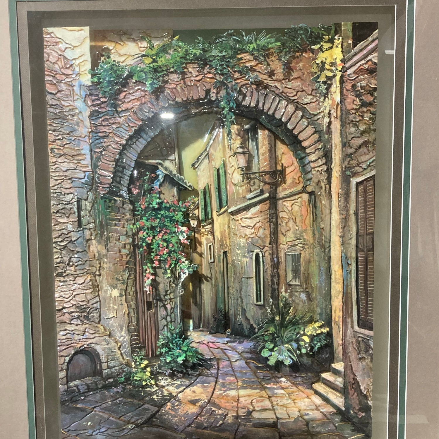 ""Cobbled Streets, St Remy"" Framed Artwork - image-5