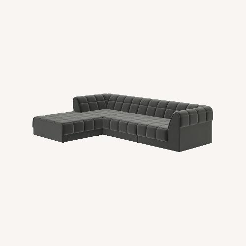 Used CB2 Pezzo 4-Piece Modular Sectional Sofa for sale on AptDeco