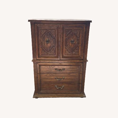 Used American of Martinsville Vintage Wood Storage for sale on AptDeco