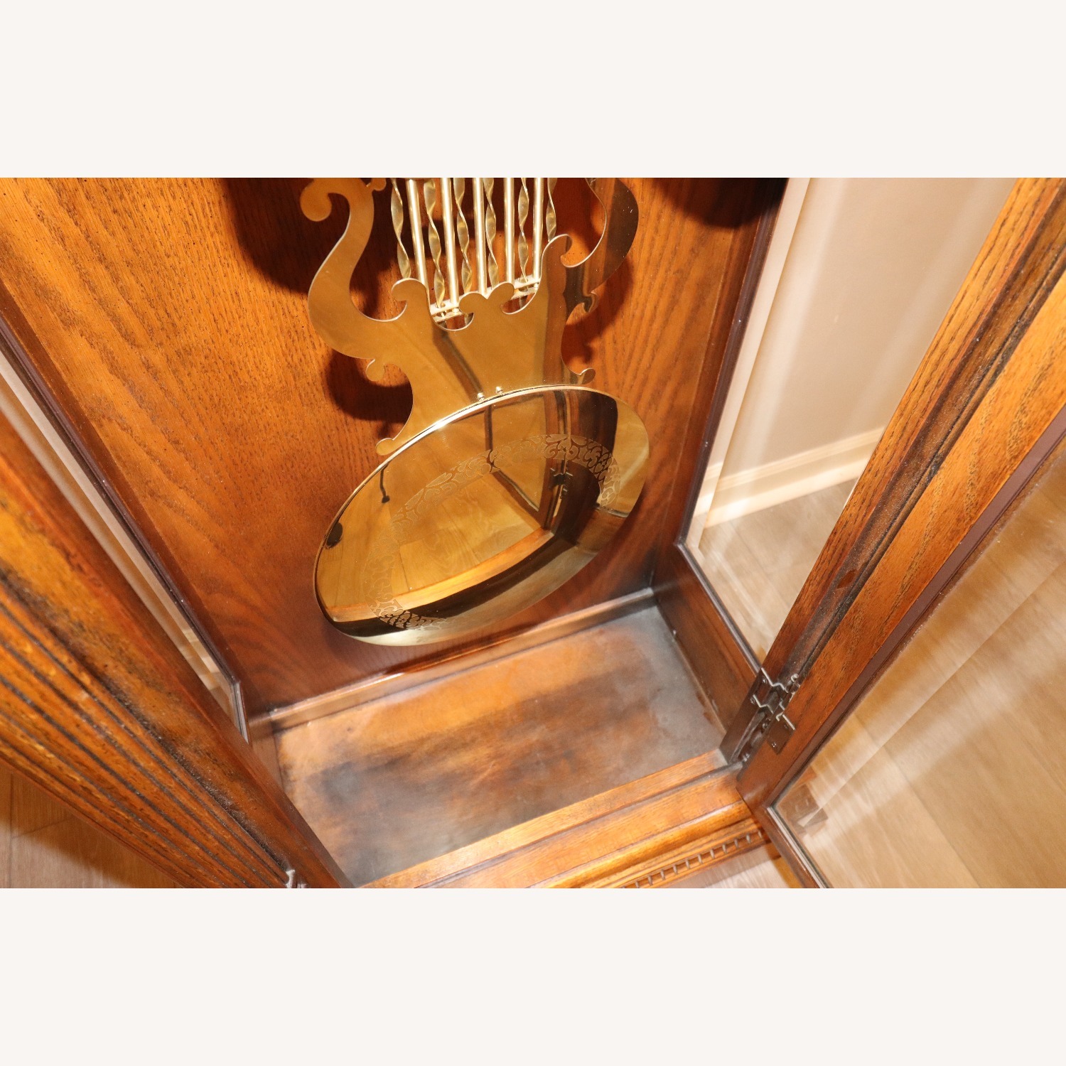 Howard Miller Oak Grandfather Clock - image-9